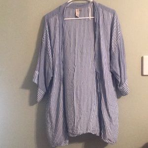 Allison Joy Pinstriped Kimono